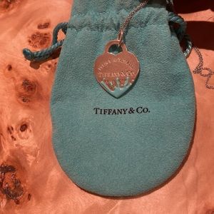 Tiffany Necklace Paint Splash Heart Necklace